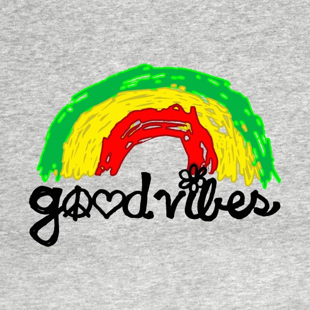 Good Vibes Rasta Rainbow by LionTuff79